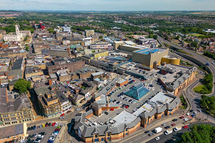 Barnsley by drone