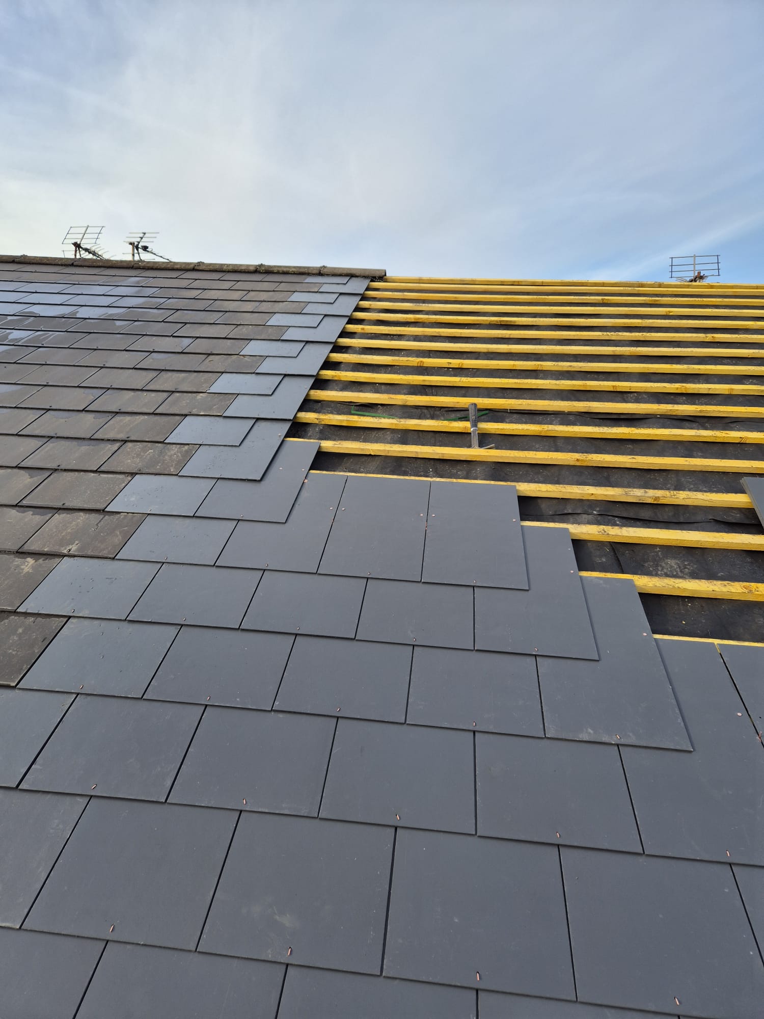 Slating and Tiling job in Yorkshire